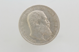 3 MARK 1909 F - WILHELM II (WÜRTTEMBERG)