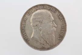 5 MARK 1904 G - FRIEDRICH I (BADEN) 