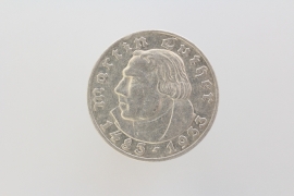 5 REICHSMARK 1933 G - MARTIN LUTHER 