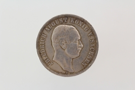 3 MARK 1909 E - FRIEDRICH AUGUST (SAXONY) 