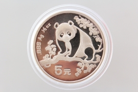 5 YUAN - 1/2 OZ. PANDA 1993 (CHINA) 