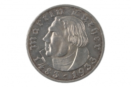 5 REICHSMARK 1933 A - MARTIN LUTHER