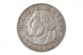 2 REICHSMARK 1933 J - MARTIN LUTHER