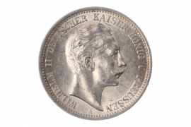 2 MARK 1907 A - WILHELM II (PRUSSIA) 