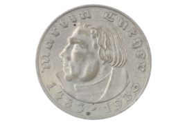 2 REICHSMARK 1933 A - MARTIN LUTHER