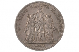 5 FRANCS 1875 - HERCULES