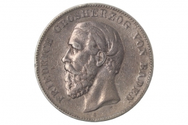 5 MARK 1876 G - FRIEDRICH I (BADEN)