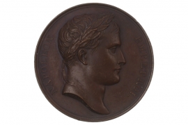 MEDAL 1807 - NAPOLEON BONAPARTE - ROAD FROM NICE TO ROME (FRANCE)