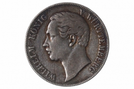 1 TALER 1859 - WILHELM I (WÜRTTEMBERG)