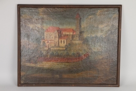 Schloss Egg bei Deggendorf, signiert und datiert 1703