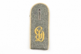 Großdeutschland "GD" Nachrichten EM/NCO shoulder board