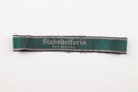 Heer "Stabshelferin des Heeres" cuffband