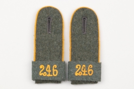 Heer Aukl.Abt.246 shoulder boards EM