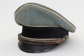 Waffen-SS officer's visor cap - named