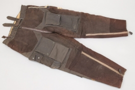 Luftwaffe pilot's winter flight trousers - Reichsbetriebsnummer