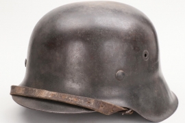 Wehrmacht M42 helmet - EF68 (marked to the reverse)