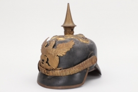 Baden - M1886 infantry spike helmet for officers