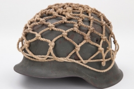 Wehrmacht M42 helmet + net - hkp64