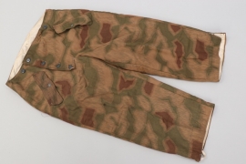 Wehrmacht tan & water reversible winter camo trousers - REITZ, Antwerpen