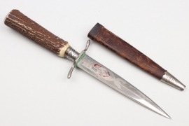 WWI patriotic trench knife "IM STURME TREU"