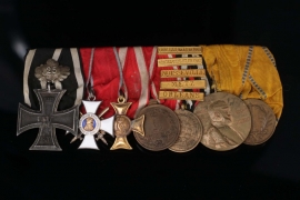 Medal Bar to a Hessian Officer and 1870/71 Veteran