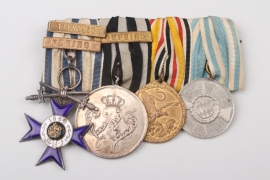 Medal Bar of a Bavarian China Veteran