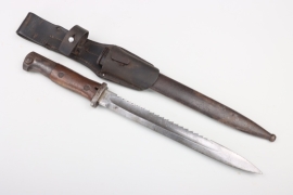 Bayonet 84/98 with sawback blade & frog - Erfurt