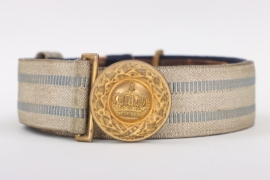 Bavarian officer's dress belt and buckle