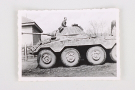 Afrikakorps Fla.Btl.606 - photo of a "Puma" Sd.Kfz. 234/2