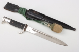 Wehrmacht dress bayonet KS 98 with frog & knot - Höller