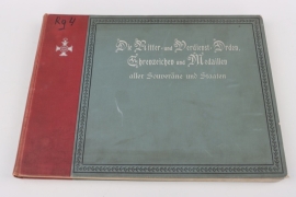 Book "Die Ritter und Verdienstorden, Ehrenzeichen und Medaillen" 1910