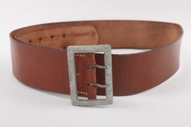 Heer / Luftwaffe 2-claw leather field belt (officers)