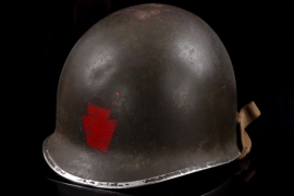 USM1 combat helmet, 28th Infantry Division, « KEYSTONE »