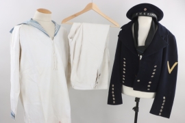 Kaiserliche Marine SMS Kaiser uniform grouping to Oberheizer Schmitz