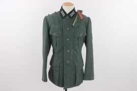 Heer Infantry M36 field tunic with factory tag