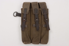 Late-war German bicolor MP38u40 pouch, « dkk43 »