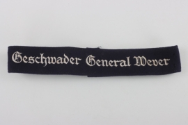 Luftwaffe cuff title "Geschwader General Wever"