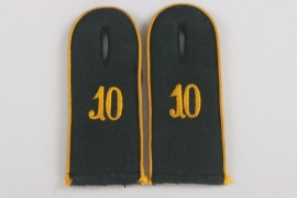 Heer Shoulder straps for EM of Kavallerie Regiment 10