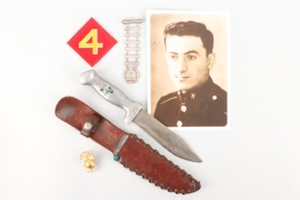 Dagger and medals of Private E.J. Stefanacci USMC