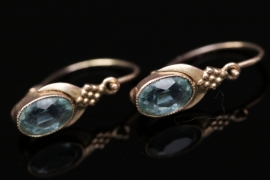 Aquamarine earrings