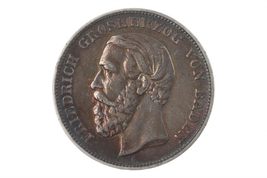 5 MARK 1893 G - FRIEDRICH I (BADEN) 