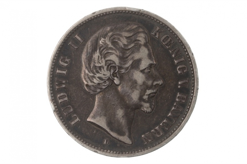 5 MARK 1876 D - LUDWIG II (BAVARIA) 