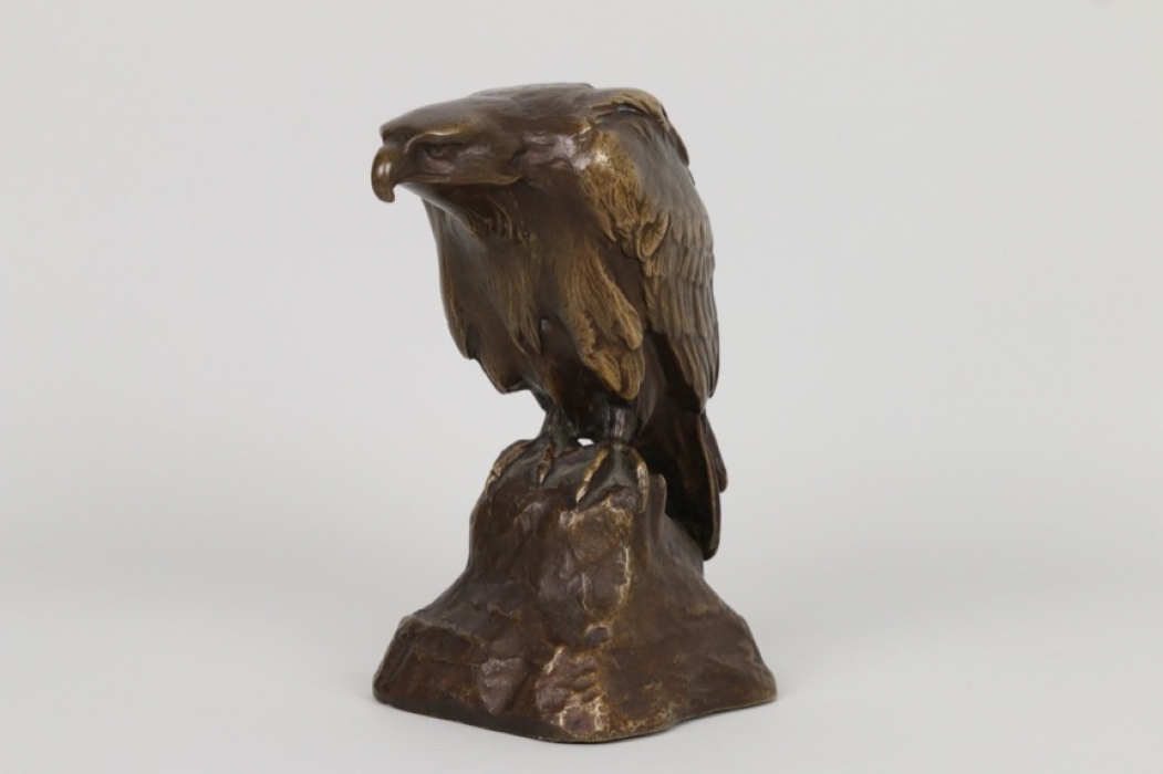 Third Reich bronze eagle desk decoration