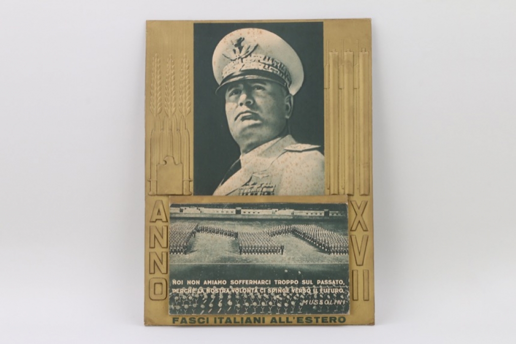 Italian Mussolini wall calendar