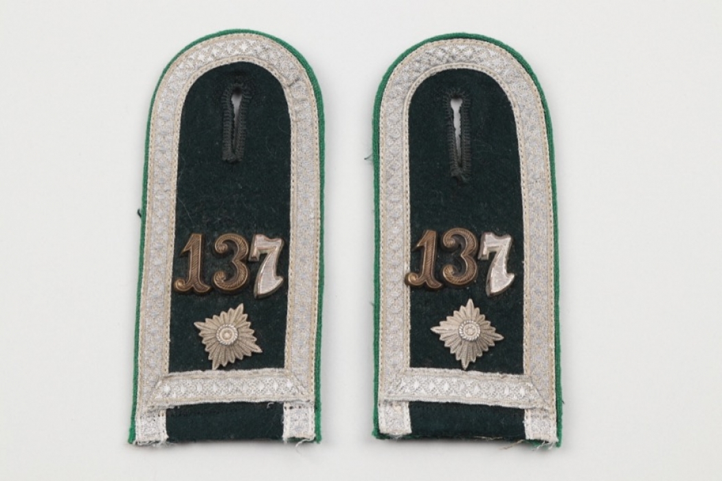 Geb.Jäg.Rgt.137 shoulder boards Feldwebel