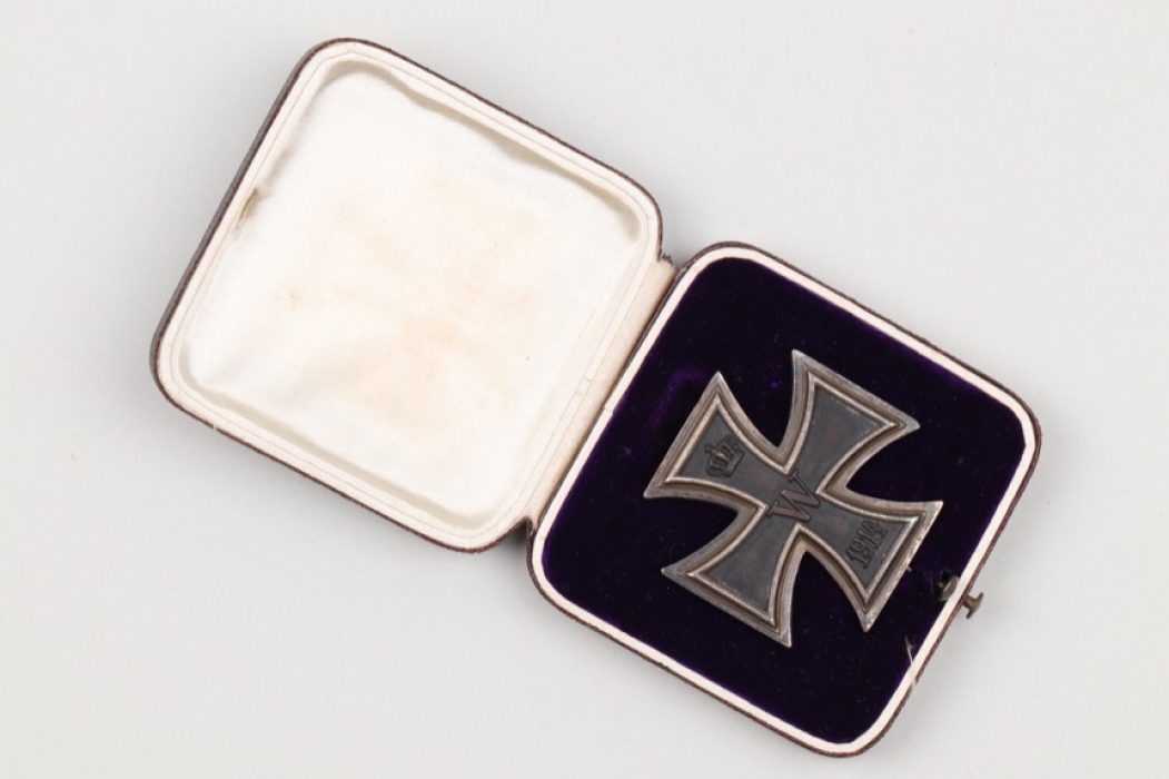 1914 Iron Cross 1st Class in case - Friedländer