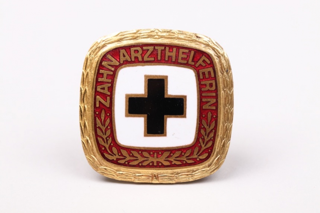 "Zahnarzthelferin" enamel brooch - Ges.Gesch.