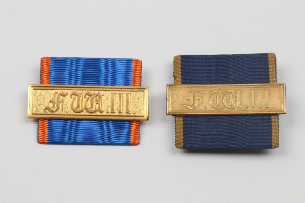 2 + Prussia Long Service Award 1st Class clasp