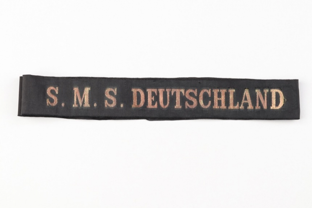 Imperial German Navy cap tally S.M.S. Deutschland