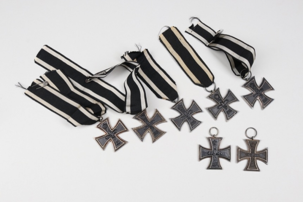 7 + 1914 Iron Crosses 2nd Class